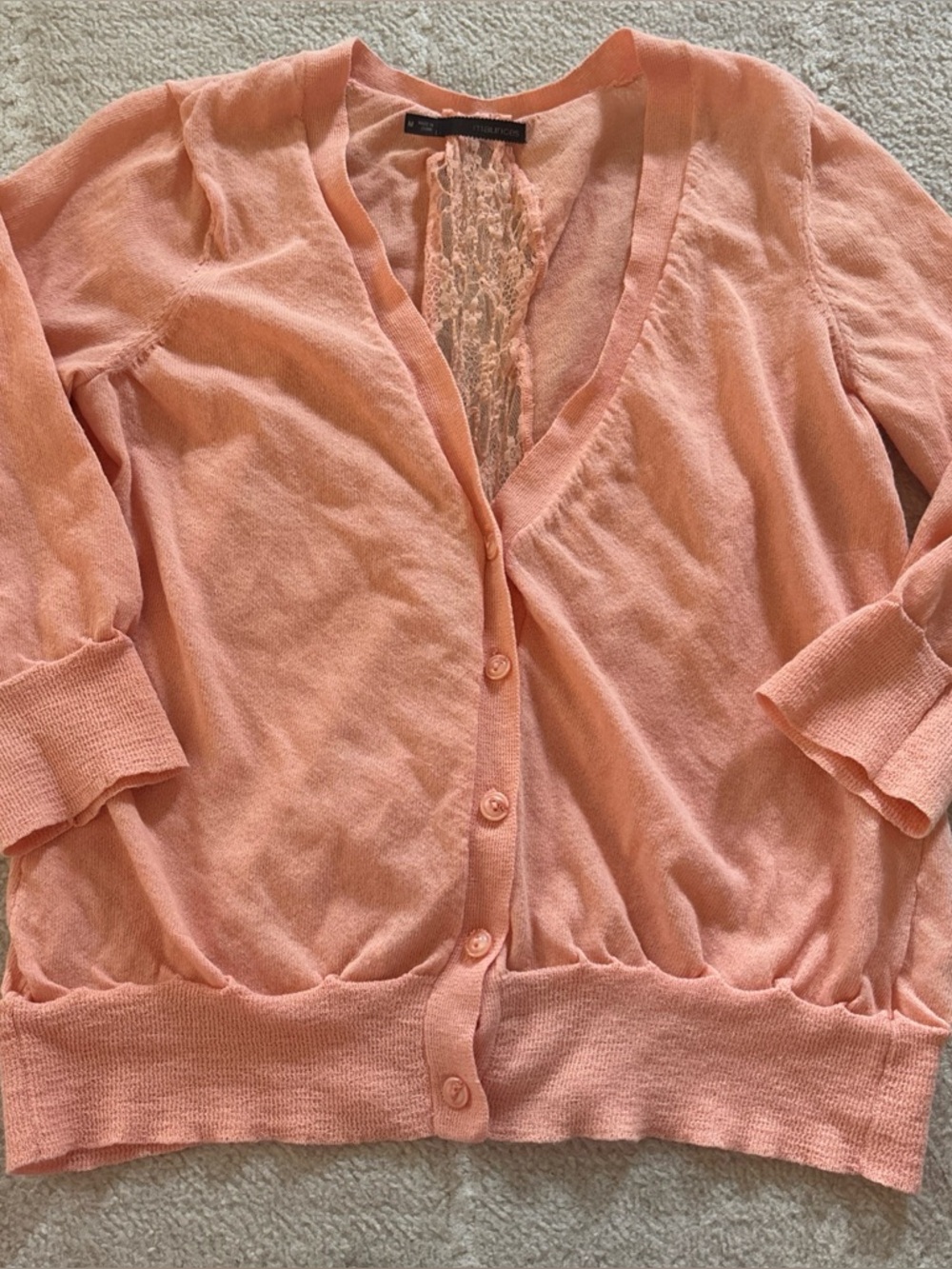 Maurices Peach Cardigan Sweater - Picture 5 of 9